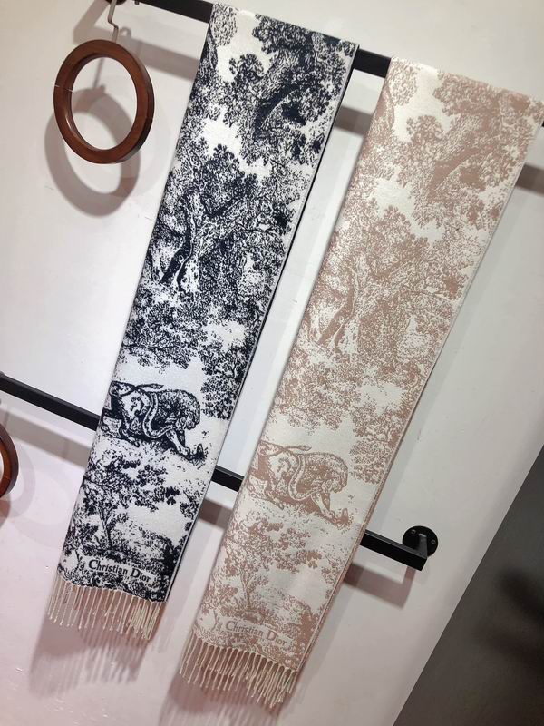 Dior Scarf 45X200cm 59%羊绒41%羊毛 E091129